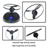 Student Multifunctional LED Flying Alarm Bells Lazy Flying Propeller Digital Alarm Clock(Black)