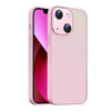 For iPhone 13 Nano Semi-transparent Frosted Skin Feel Phone Case(Light Pink)