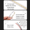 Car Rearview Mirror Decoration LED Streamer Turn Signal, Length 15cm A Pair