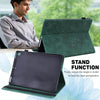 For Samsung Galaxy Tab A7 Lite Peacock Embossed Pattern Leather Tablet Case(Green)