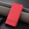 For Xiaomi Redmi K70/K70 Pro AZNS Magnetic Calf Texture Flip Leather Phone Case(Red)