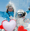 3 PCS Children Winter Outdoor Snowball Clip Toy Parent-Child Snowball Fight Mold, Style: Large Love
