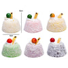 PU Slow Rebound Simulation Bread Model Desktop Decoration, Size: 6x4x4cm(Green)