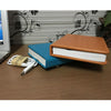 Foldable Pages RGB + Warm White Light Book Shape LED Light , Creative Portable USB Charging Big Size Night Light(Brown)