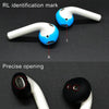 2 PCS Earphone Silicone Ear Caps Earpads for Apple AirPods / EarPods(Red)