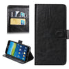 5.5-6.3 Inch Universal Crazy Horse Texture 360 Degree Rotating Carry Case with Holder & Card Slot for Galaxy Mega 6.3 / i9200(Black)