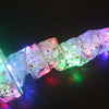 Christmas LED Lights Bronzing Double Ribbon String Lights, Specification: 5m(Silver Color Light)