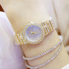 BS Bee Sister  FA1101 Women Chain Watch Starry Diamonds Wrist watch(Golden Diamonds Surface)