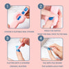 DIY Push Type Glam Nail Machine Girl Dressing Toy(Box Packed)