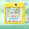 Kids Magnetic Drawing Board Big Chess Children Creative Toys, Spec: 106 Beads Dinosaur Yellow