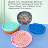 Licking Mat for Dogs, Grey, 20cm, Strong Suction, Slow Feeder