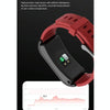 H21 1.14 inch Silicon Band Earphone Detachable Smart Watch Support Temperature Measurement / Bluetooth Call / Voice Control(Red)