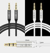 JINGHUA Audio Cable 3.5mm Male To Male AUX Audio Adapter Cable, Size: 1.2m(4 Knots Black)