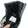 Autumn and Winter Padded Thickened Non-slip High-top Sports Boots, Size: 38(Black Padded)