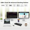 Wavlink UG69DK1 5K Type-C Dual Display USB 3.0 Video Gigabit Ethernet HDMI Docking Station, Plug:EU Plug
