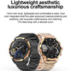 LEMFO HK98 1.43 inch BT5.3 Fitness Sport Smart Watch, Support Bluetooth Call / Sleep / Blood Oxygen / Heart Rate / Blood Pressure Health Monitor(Gold)