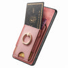 For Samsung Galaxy Note20 Ultra Retro Splitable Magnetic Stand Card Bag Leather Phone Case(Pink)