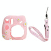 CAIUL Daisy Camera Silicone Case Protective Soft Case For FUJIFILM Instax Mini7+(Pink)