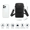HAWEEL Mini Crossbody Vertical Zipper Pouch Phone Case Bag(Black)