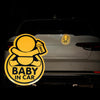 Car Safety Warning Reflective Stickers(Diamond Yellow)