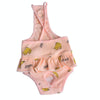 Dog Nappies, Banana Print, Breathable, Pink, Medium