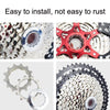 VG Sports Split Mountain Bike Lightweight Cassette Flywheel, Style: 10 Speed 50T (Black)