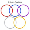 Car Auto Steering Wheel Ring Cover Trim Sticker Decoration for Audi A4L / A3 / A5 2017-2019(Red)