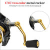DEUKIO Metal Spinning Wheel Shallow Line Cup Design CNC Rocker Fishing Reel Sea Rod Reel Fishing Reel, Specification: DW3000