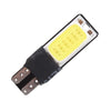 2 PCS T10 6W 180LM White Light Double-Faced 2 COB LED Decode Canbus Error-Free Car Clearnce Reading Lamp, DC 12V