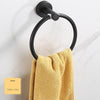 Stainless Steel Towel Ring Kitchen And Bathroom Hardware Toilet Paper Hanger, Style: 220 Towel Ring