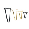 LH-S0006 Metal Furniture Support Legs, Height: 25cm(Titanium)