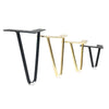 LH-S0006 Metal Furniture Support Legs, Height: 30cm(Black Gold)