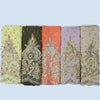 Women Chiffon Beaded Long Headscarf, Size:170cm(Yellow)