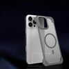 For iPhone 14 Starshield Frameless MagSafe PC Phone Case(Grey)