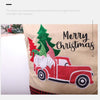 Christmas Decoration Seat Cover Linen Handicraft Household Seat Cover, Specification: Plaid Car