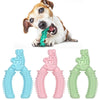 Crocodile Pliers Dog Chew Toy - Blue - Durable TPR Teething Stick