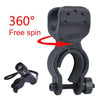 100 PCS 360 Degrees Rotation Mount Holder Clip Clamp, for Bicycle Bike Flashlight