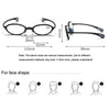 Portable Magnifying Glass Presbyopic Glasses Silicone Anti-Blue Light Reading Glasses, Degree: +150(Pink)