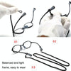 Portable Magnifying Glass Presbyopic Glasses Silicone Anti-Blue Light Reading Glasses, Degree: +300(Pink)