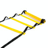 3 Meters 6 Knots Thin Section Pace Training Tough Durable Soft Ladder Football Training Wear Resistant Ladder Rope(Yellow)