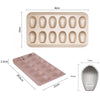 BM1067 Shell Shaped Non-stick Cake Mold Kitchen Biscuit Pan Baking Mold, Specification: Gold