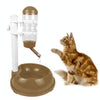 Liftable Automatic Pet Water Fountain, Gold, 500ml - Cat & Small Dog