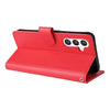 For Samsung Galaxy S25 5G 3-Card Slots Multifunctional Leather Phone Case(Red)