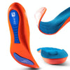 Sports Shock-absorbing Insoles Soft Bottom Sweat-absorbing Flat Arch Full Pad Heel Insoles, Size: 41-42(Sky Blue)