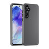 For Samsung Galaxy A55 5G Frosted Translucent TPU Hybrid PC Full Coverage Phone Case(Black)