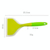 Silicone Nonstick Spatula Wide Mouth Steak Pizza Spatula Kitchen Tool(Green + Green)