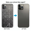 iPhone 11 Pro Max Back Cover, iP13 Pro Max Style (Gold)
