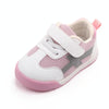 D2678 Autumn Baby Shoes Super Skin Children Sport White Shoees, Size: 20(Pink)