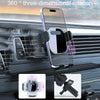 Automotive Navigation Bracket Car Air Vent Phone Fixed Support Clip, Style: Mirror Model