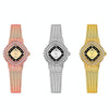 BS Bee Sister FA1659 Chain Watch Wheat Ear Watch Simple Temperament Ladies Watch(Rose Gold)